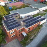 Fotovoltaikanlage auf dem Firmengebäude der Aussmann Steuerberatungsgesellschaft in Eschwege